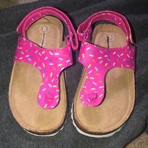 Cat & Jack toddler size 8 girls sandals